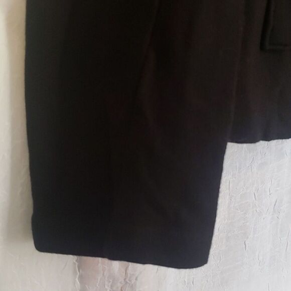 Tahari Jacket Size S Black Long Sleeve Button Up Double Waist Pocket Shacket - Picture 5 of 10